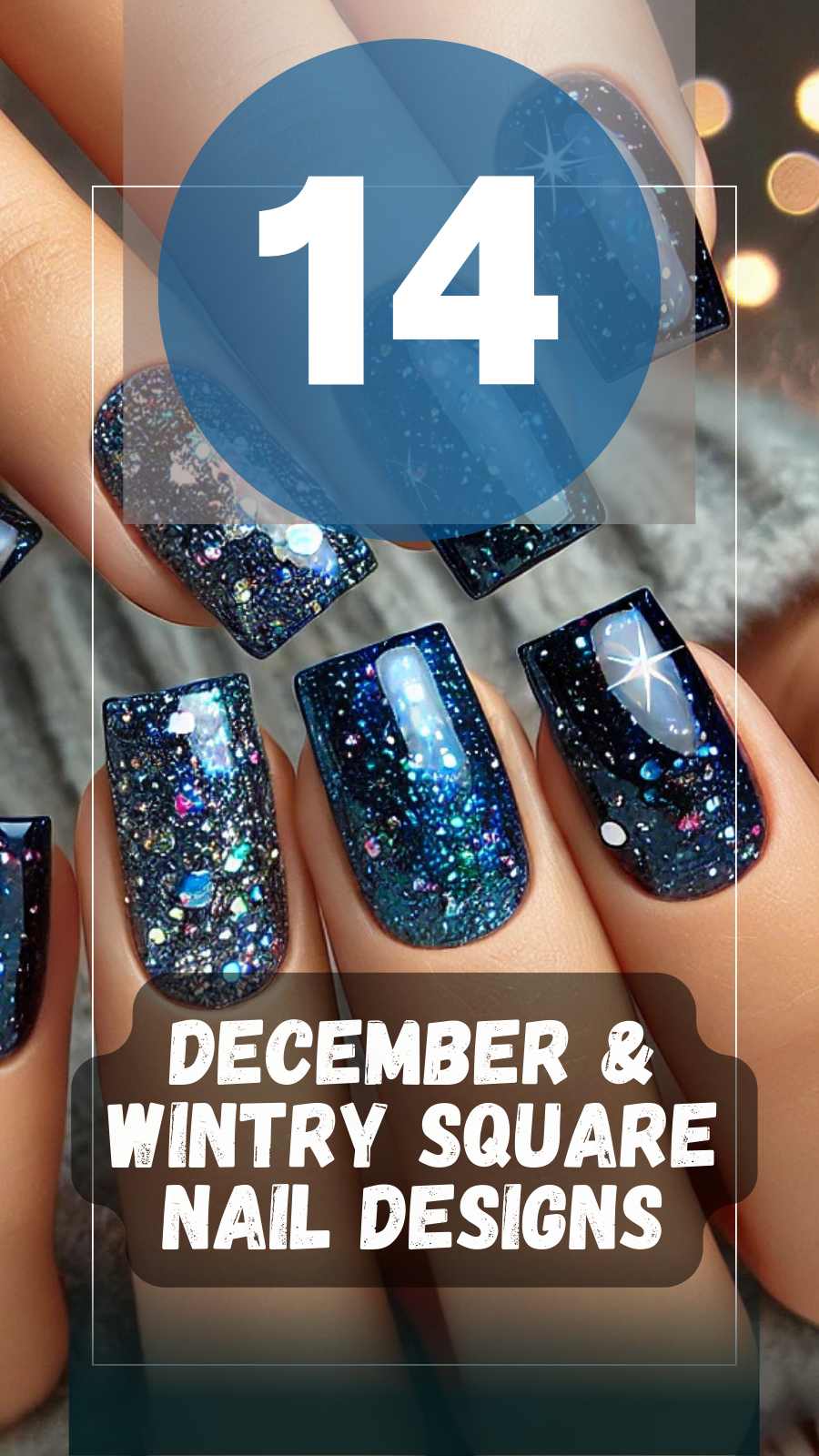 14 Wintry Square Nail Ideas for a Stylish December Look