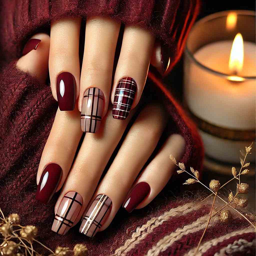 Burgundy Plaid