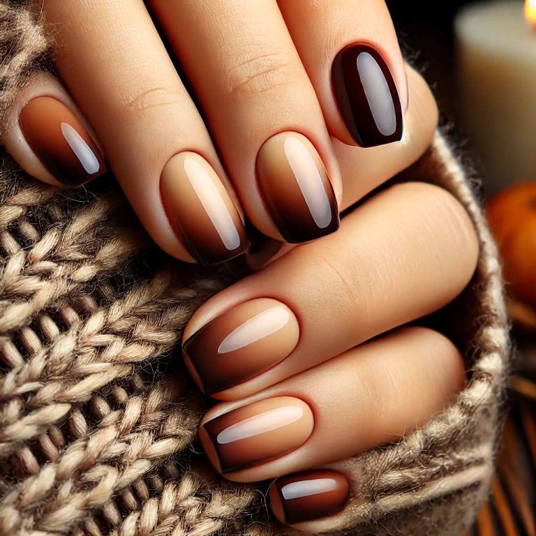 Cozy November Short Nail Ideas Perfect for Fall