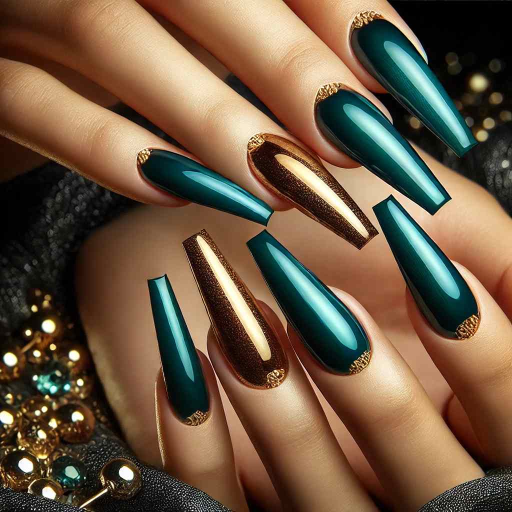 Emerald Green Nails