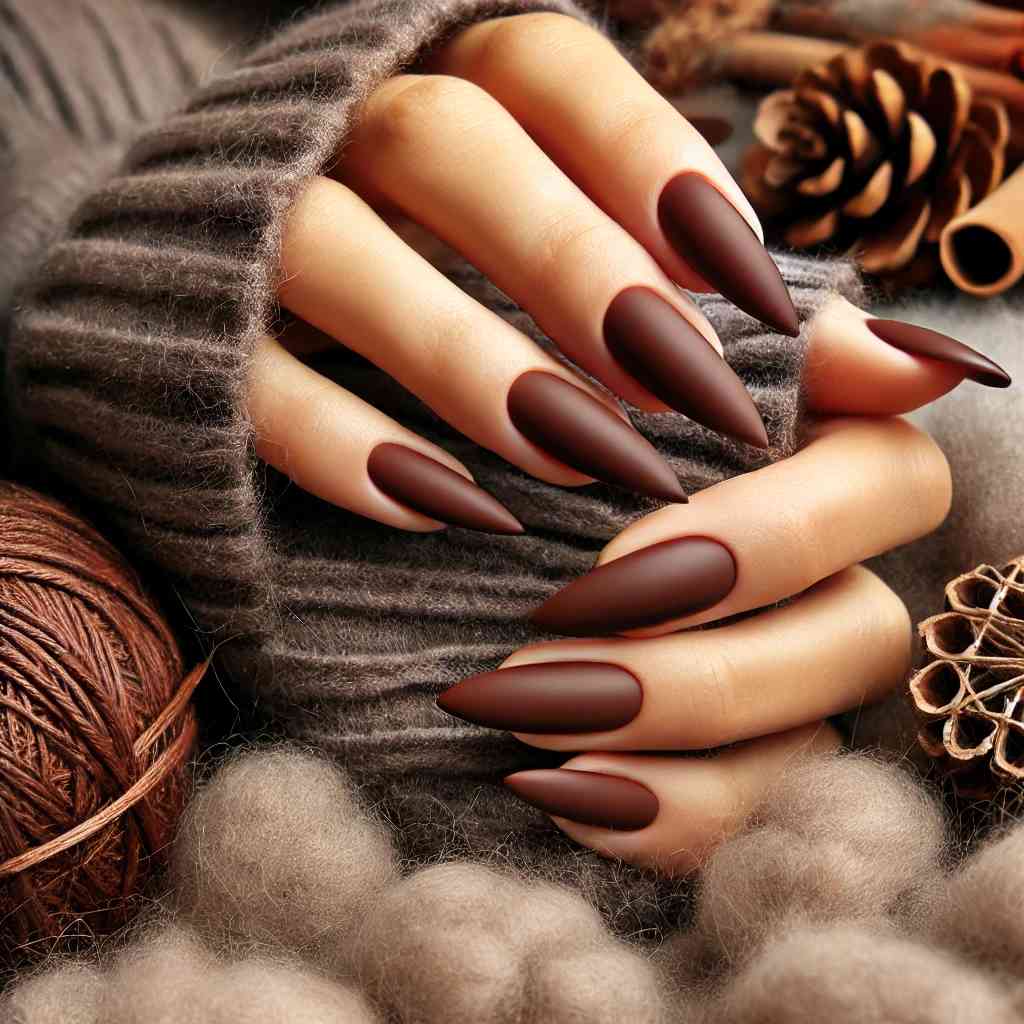 Espresso Colored Nails