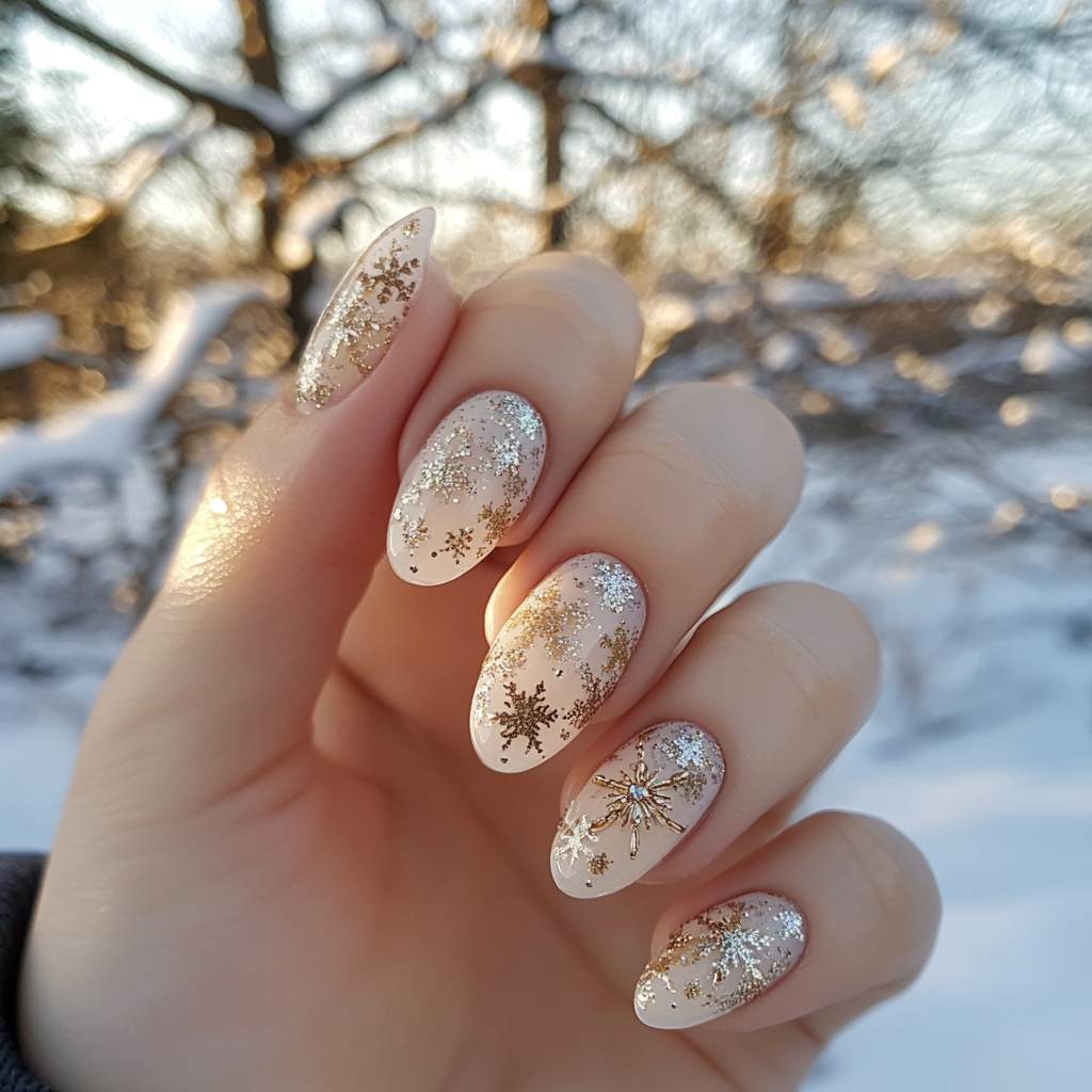 Glitter Snowflakes