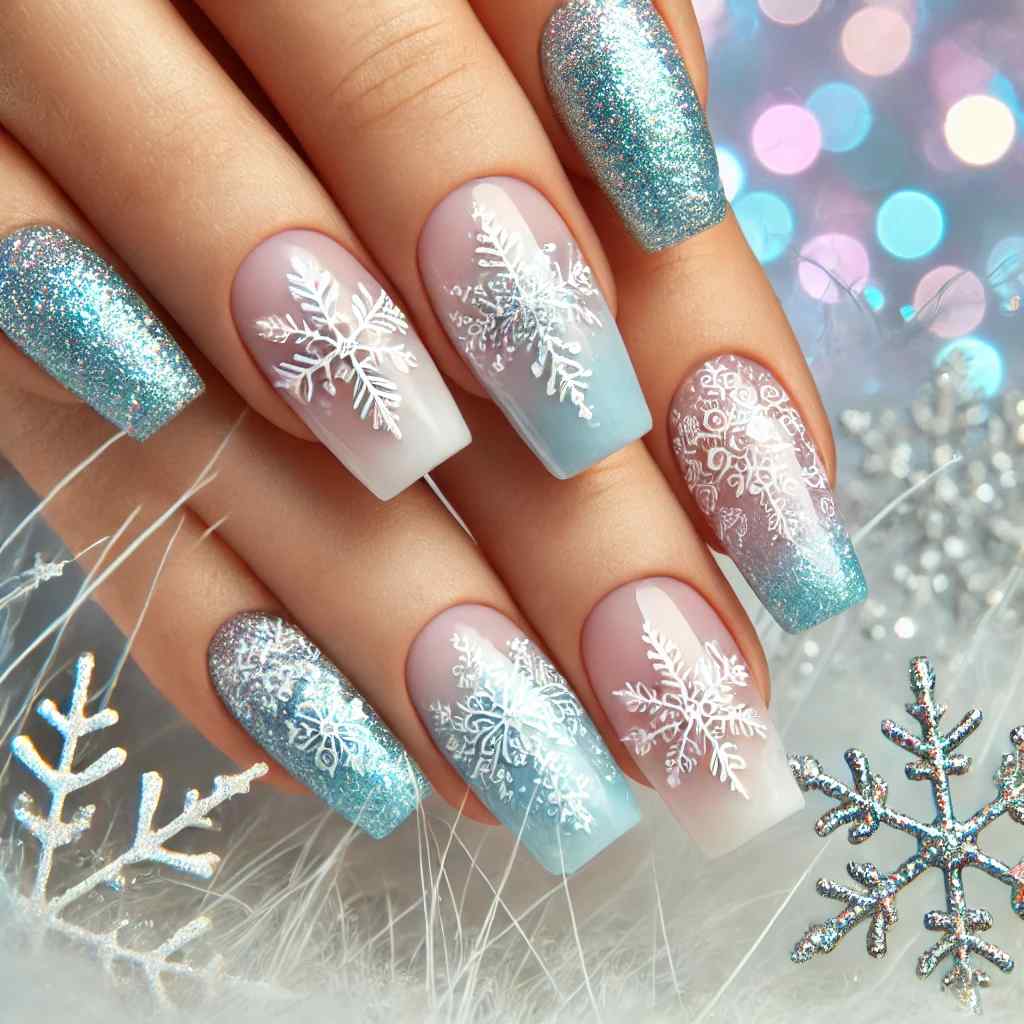 Glittering Snowflakes