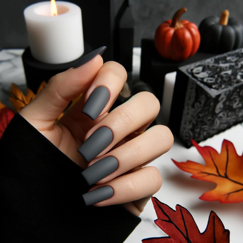 Gray Slate Nails