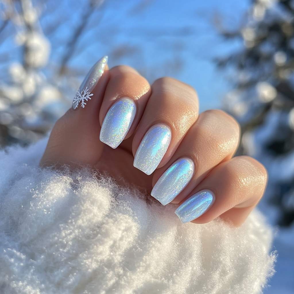 Icy Blue Shimmer