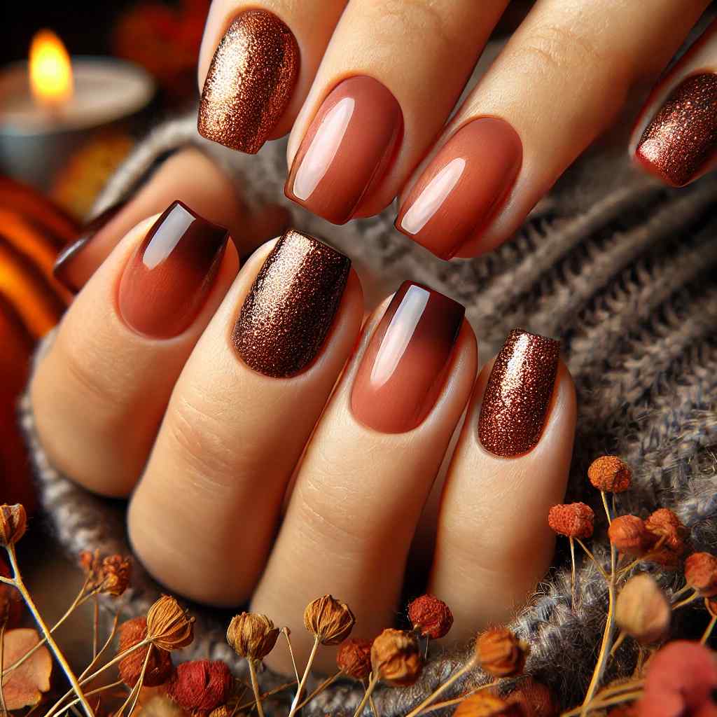 Rusty Copper Ombre