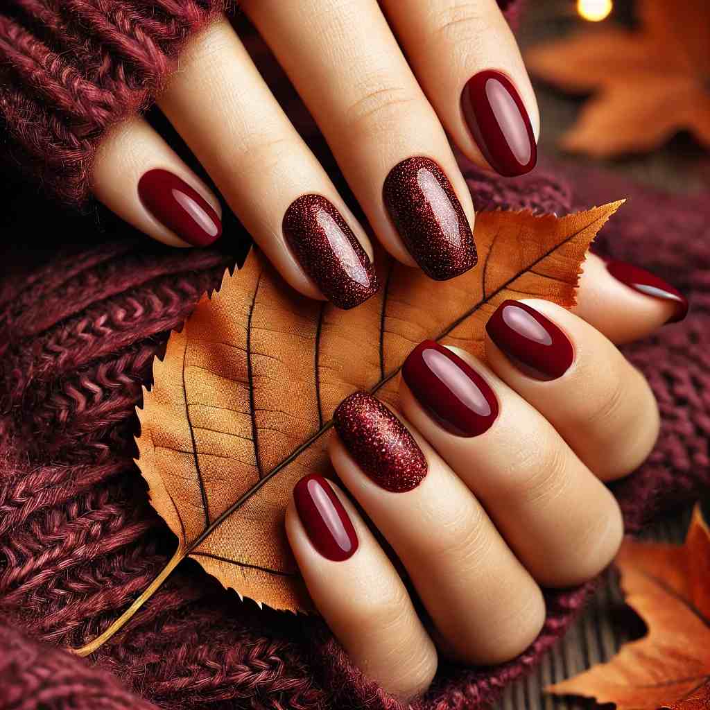 Shimmering Burgundy