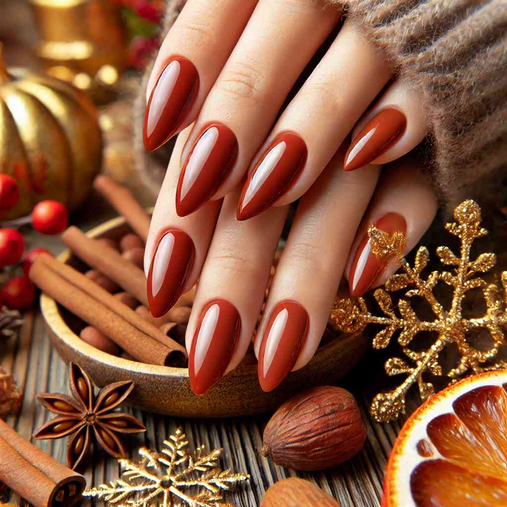 Spicy Cinnamon Nails