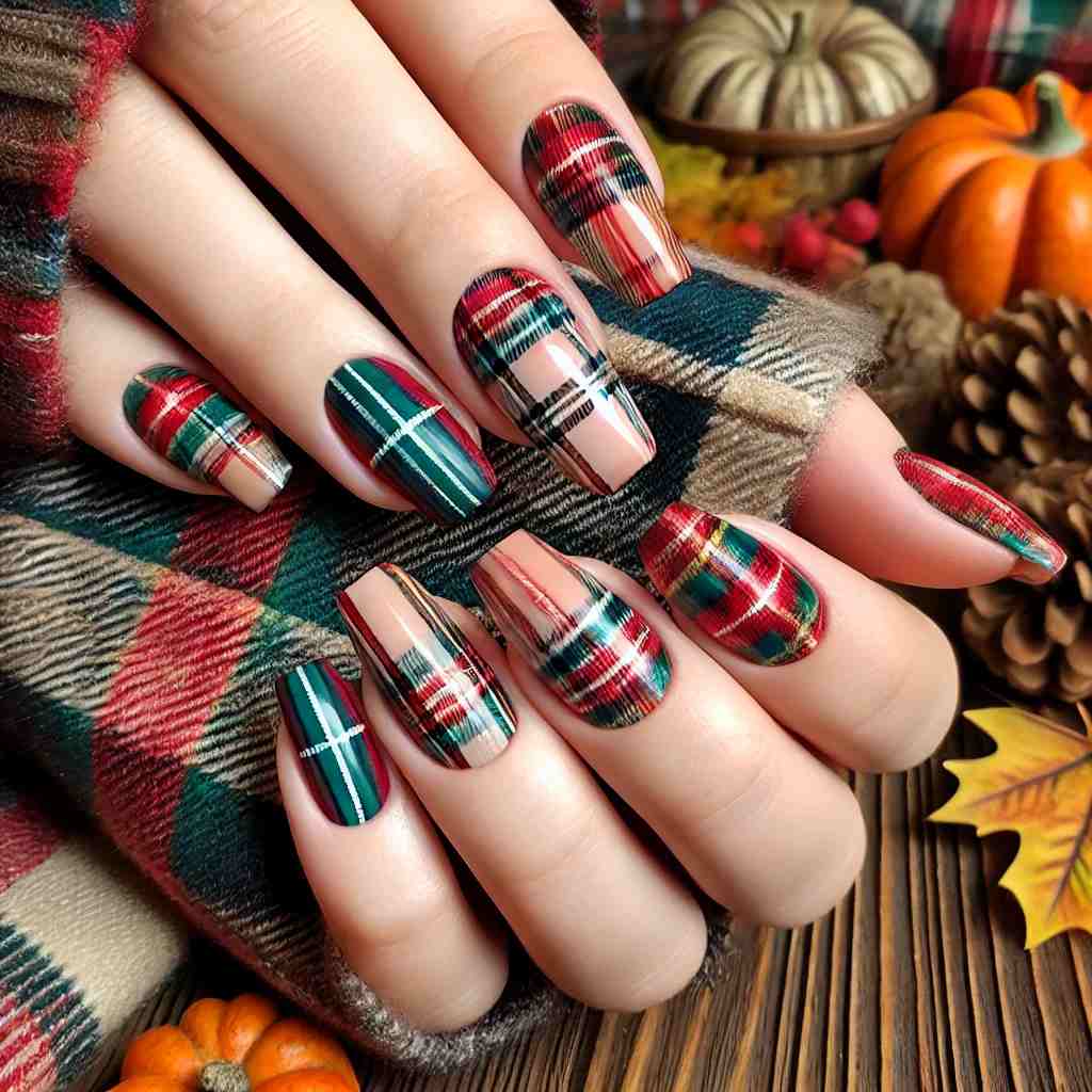 Tartan-Inspired Multi-Color Plaid