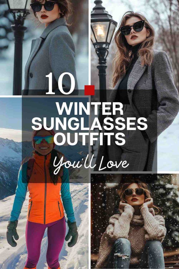 10 Winter Sunglasses Outfits to Keep You Warm and Stylish