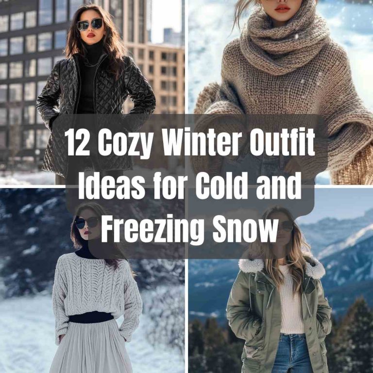 12 Cozy Winter Outfit Ideas for Cold and Freezing Snow