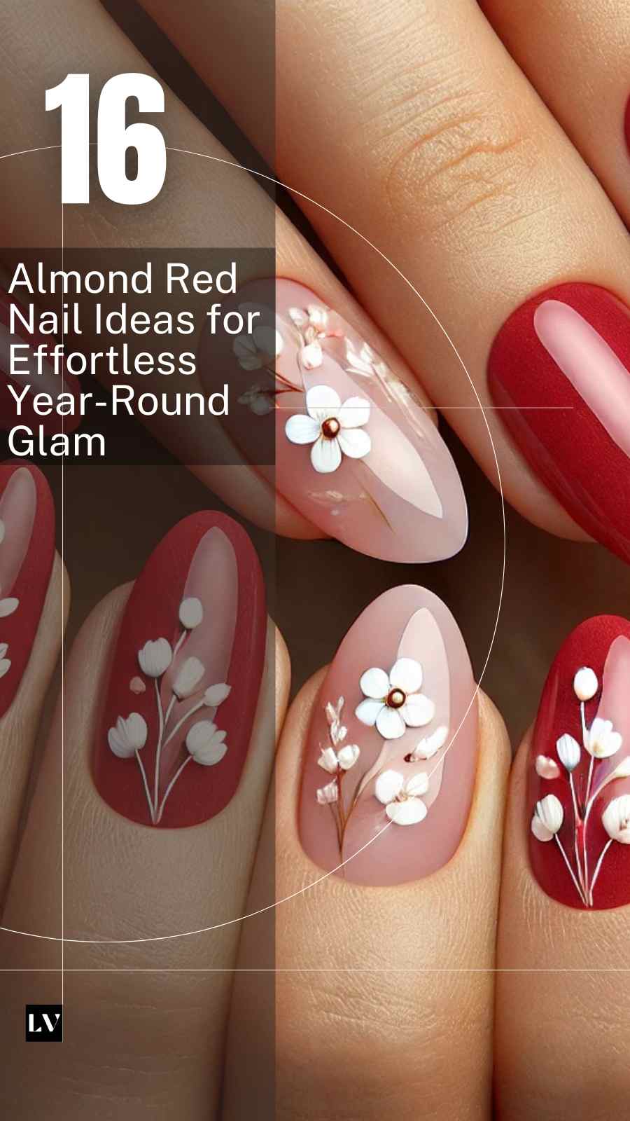 16 Almond Red Nail Ideas to Match Every Season’s Vibe