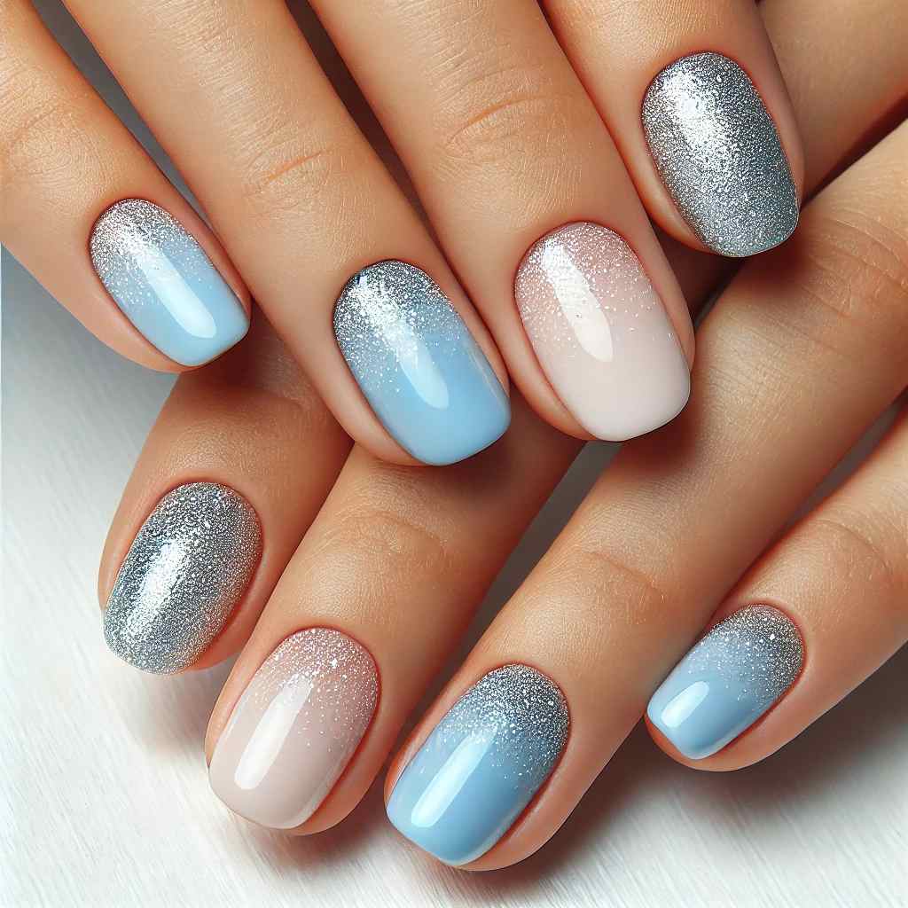 Blue Sparkle Gradient