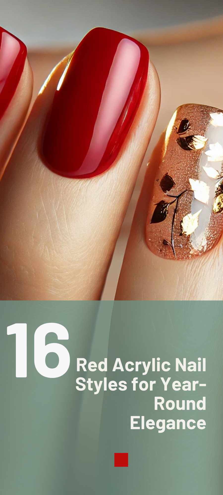 Bold Red Acrylic Nail Ideas for Any Occasion