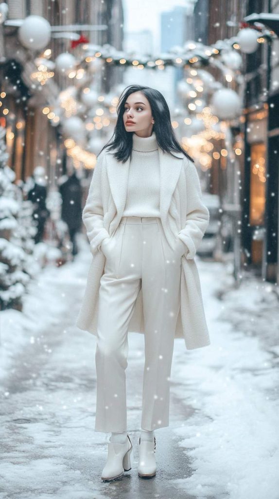 Chic Monochrome Winter Ensemble