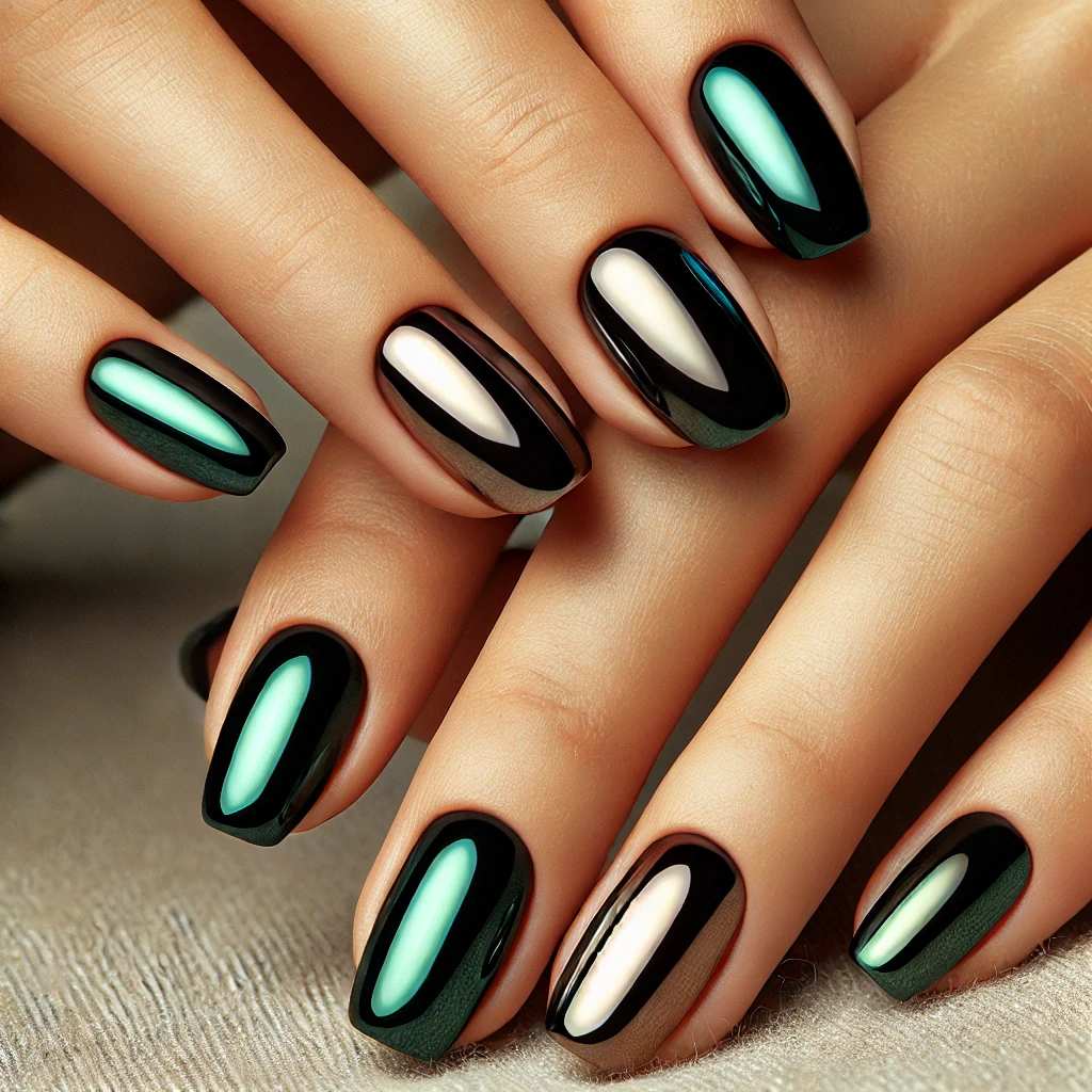 Dark Green Chrome Shine