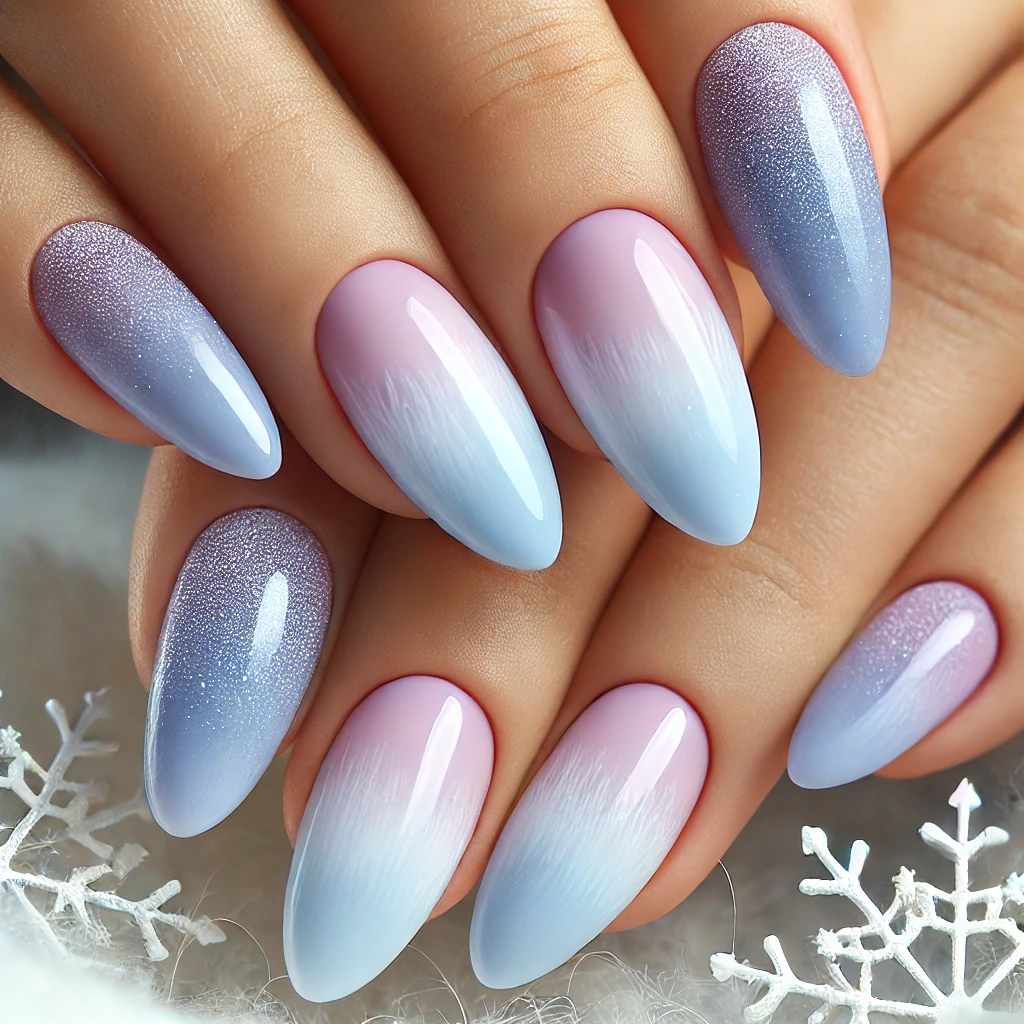 Frosted Lavender-Blue Gradient