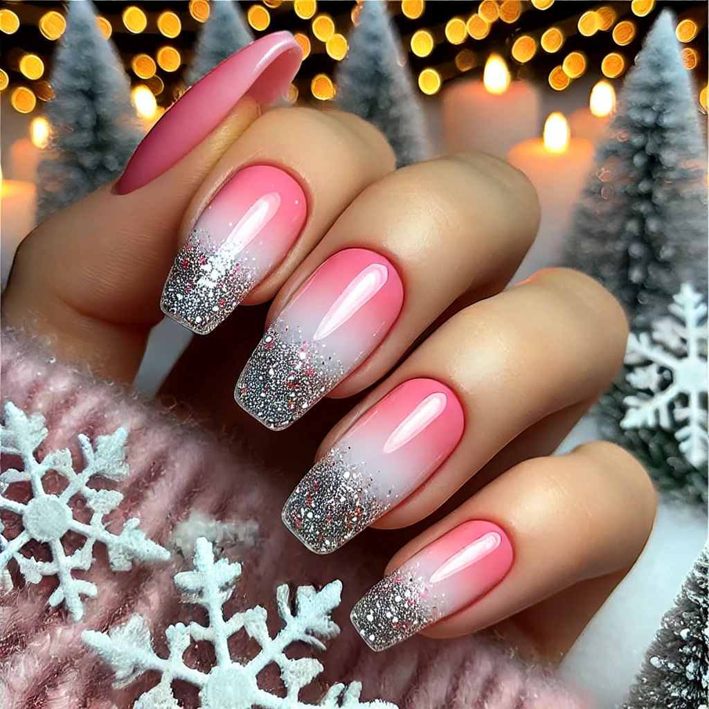 Glittering Pink Ombre Magic