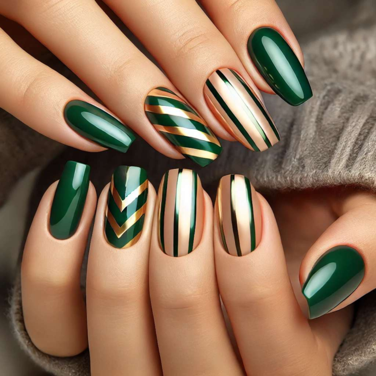 Grand Green Nail Ideas for Christmas