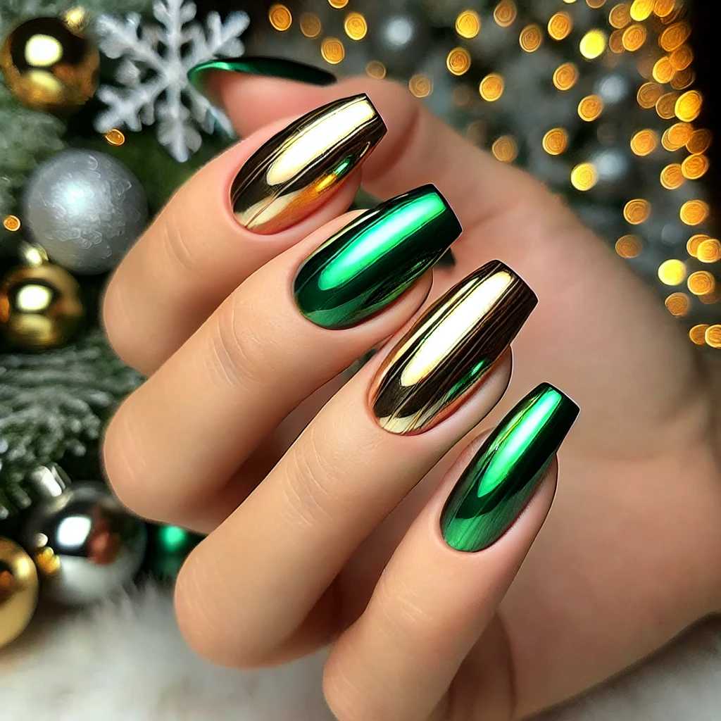 Green and Gold Chrome Magic