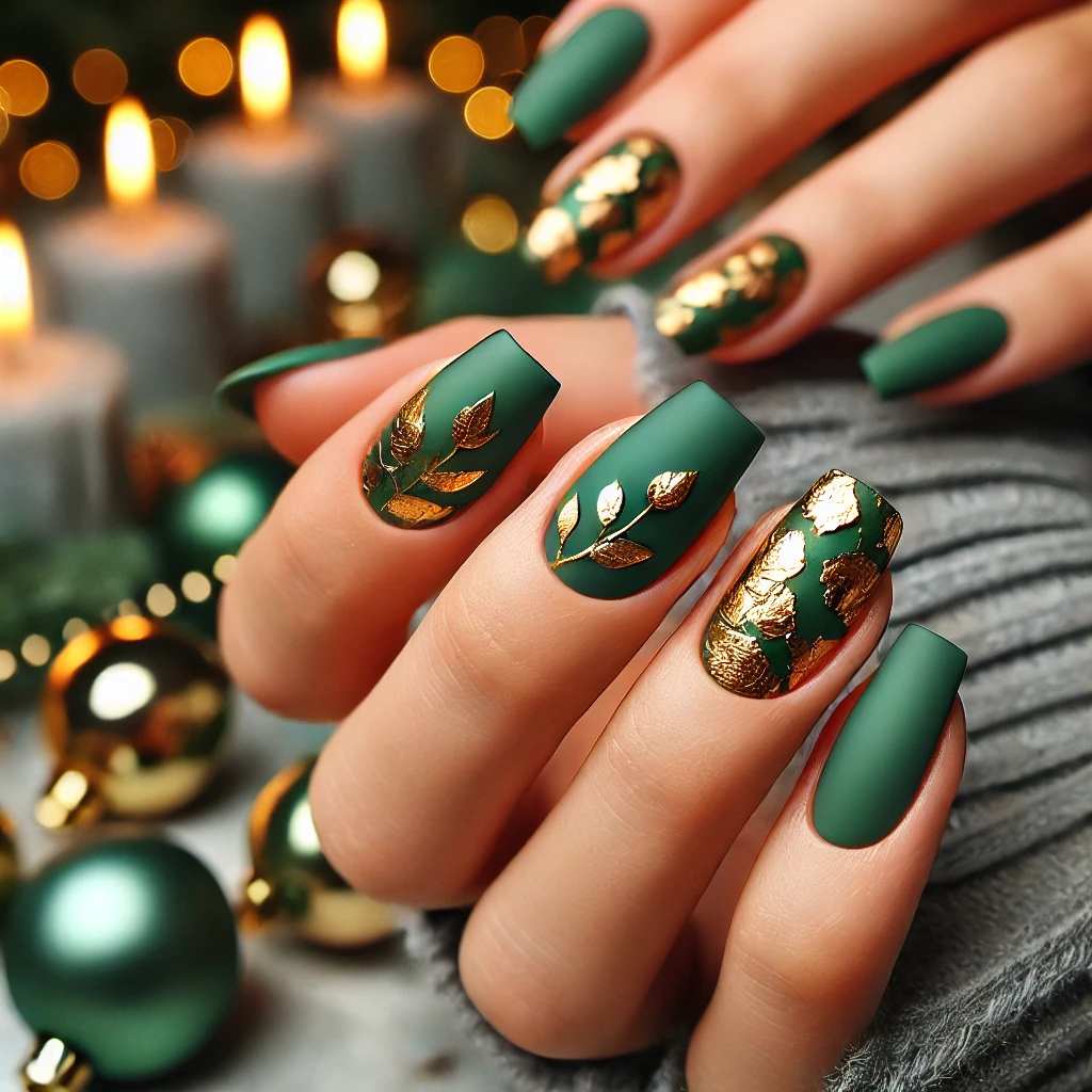 Green and Gold Foil Fusion