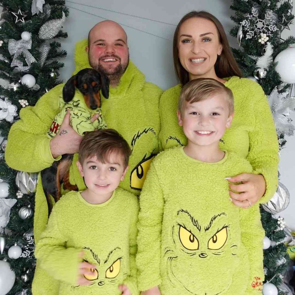 Grinch-Themed Pajama Sets