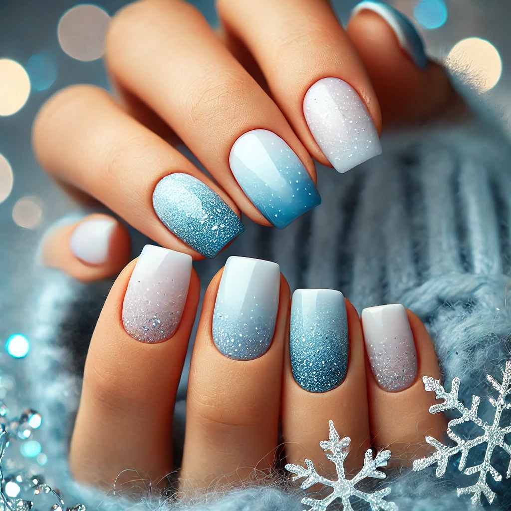 Icy Blue Ombré