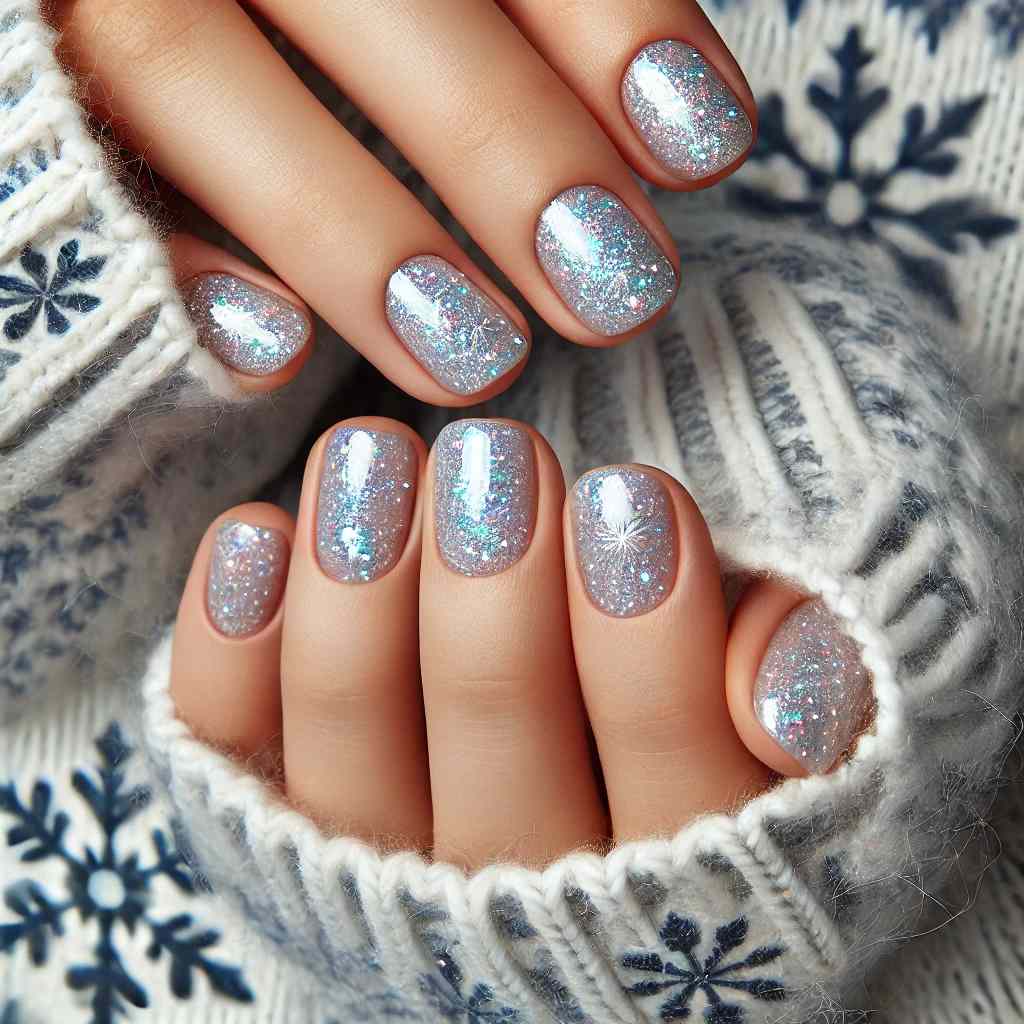 Icy Silver Sparkle