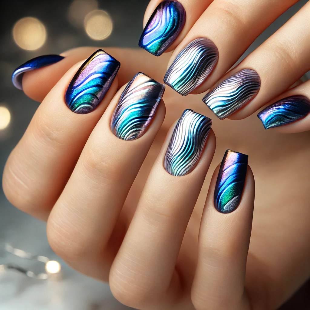 Iridescent Wave Design