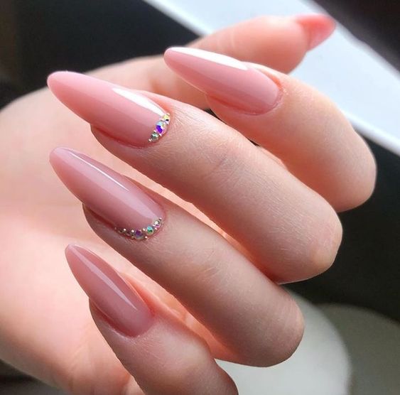 Long Almond Nails