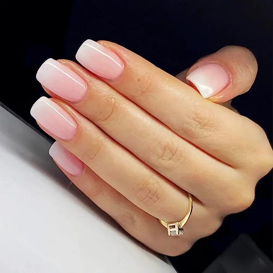 Medium-length Square Nails