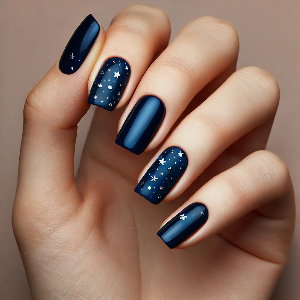 Midnight Blue and Stars