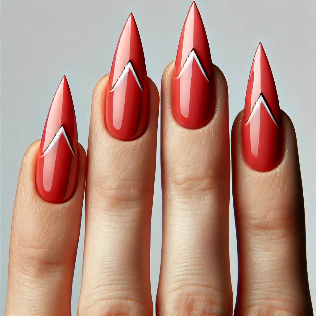 Mountain Peak Nails