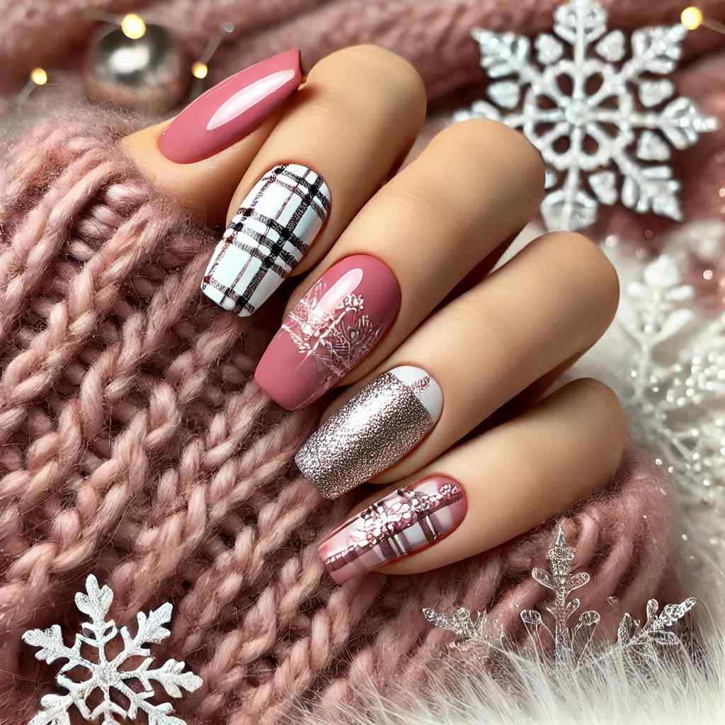 Plaid Patterns in Pink