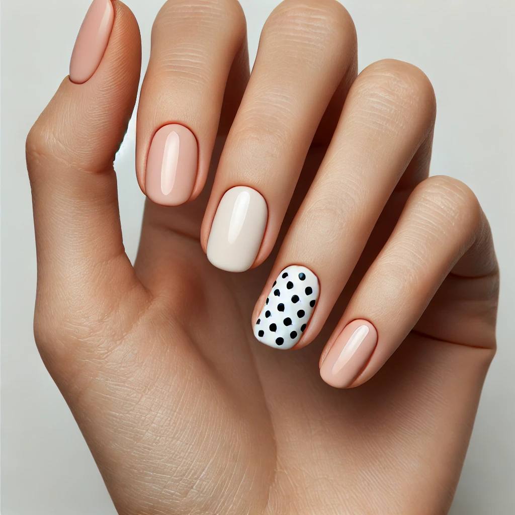 Polka Dot Nails