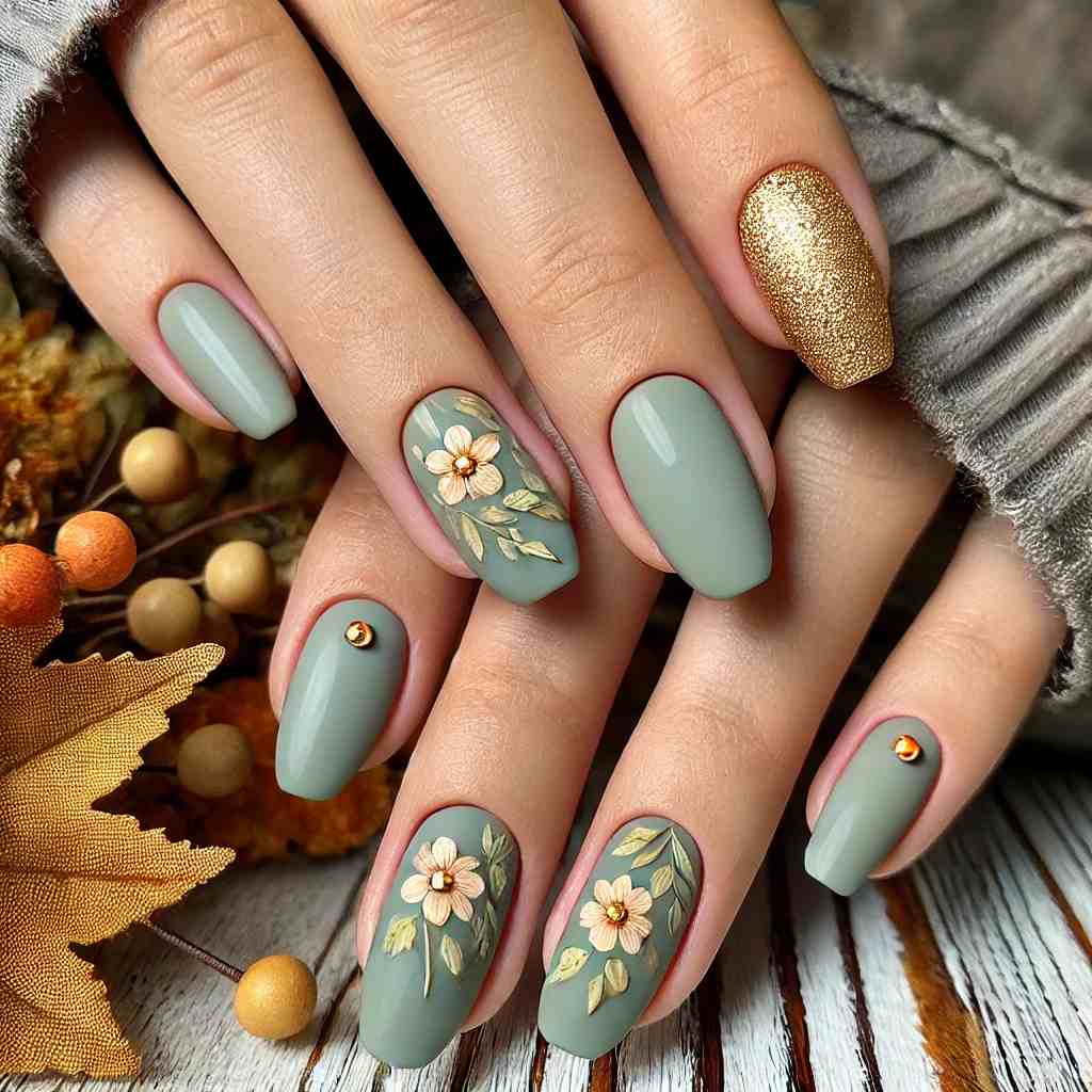 Sage Green Florals