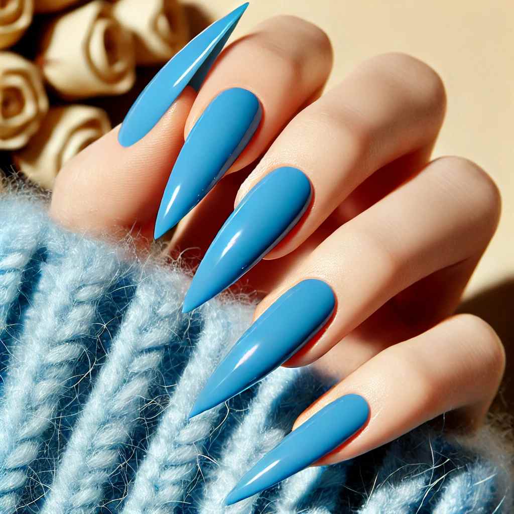 Stiletto-shaped press-on nails