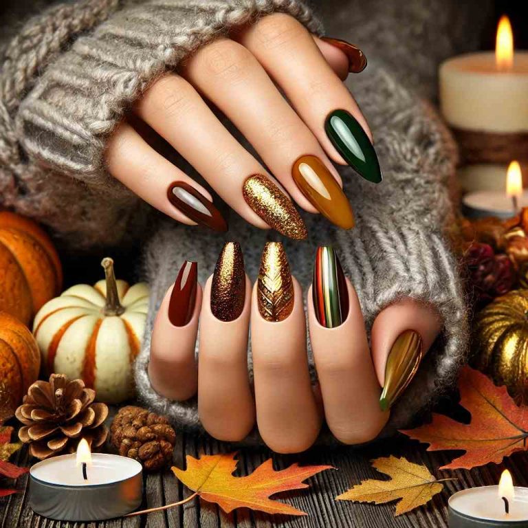 Trendy Thanksgiving Nail Ideas