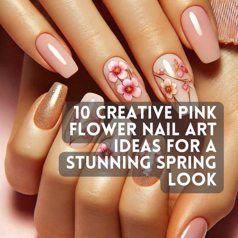 10 Creative Pink Flower Nail Art Ideas for a Stunning Spring Look