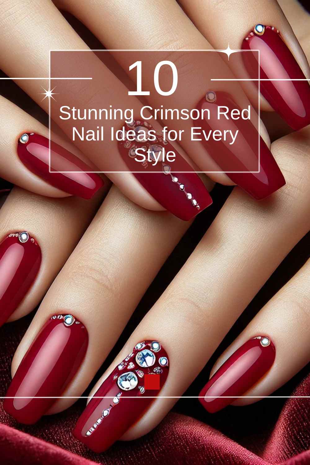 10 Gorgeous Crimson Red Nail Designs for Any Occasion