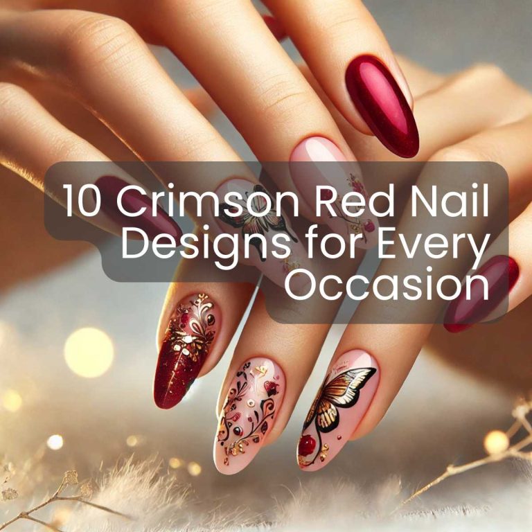 10 Stunning Crimson Red Nail Designs for Every Occasion