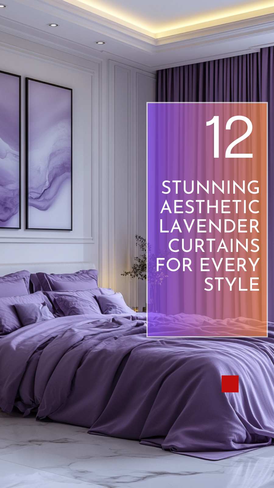 12 Aesthetic Lavender Curtains for a Modern Look