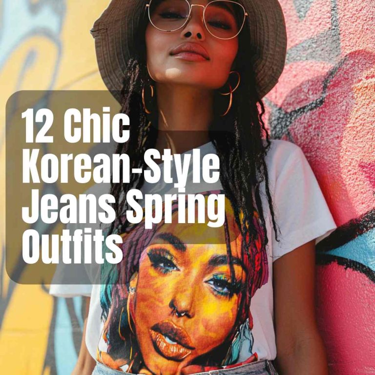 12 Chic Korean-Style Jeans Spring Outfits