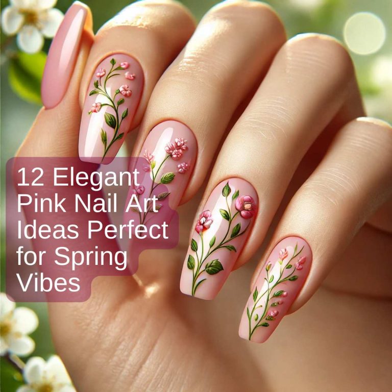 12 Elegant Pink Nail Art Ideas Perfect for Spring Vibes