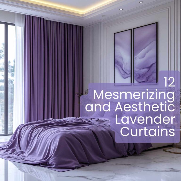 12 Mesmerizing and Aesthetic Lavender Curtains