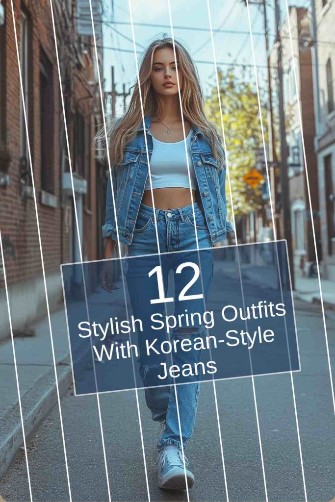 12 Must-Try Spring Outfits With Korean-Style Jeans