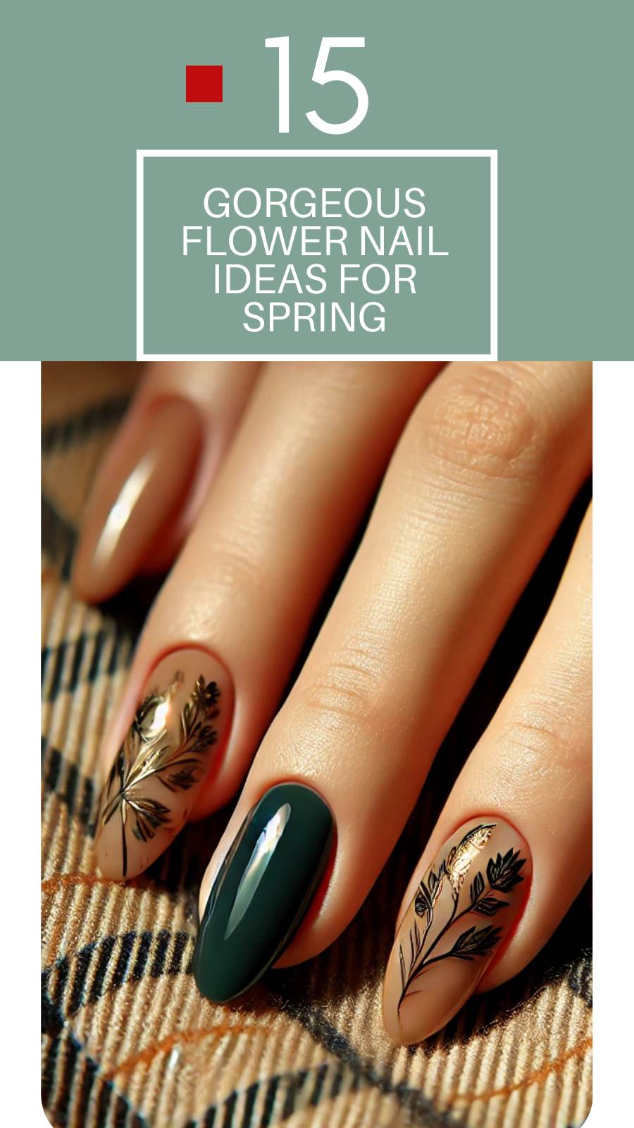 15 Beautiful Flower Nails to Try This Spring