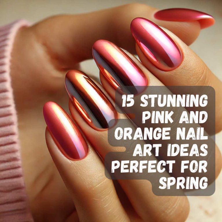 15 Stunning Pink and Orange Nail Art Ideas Perfect for Spring