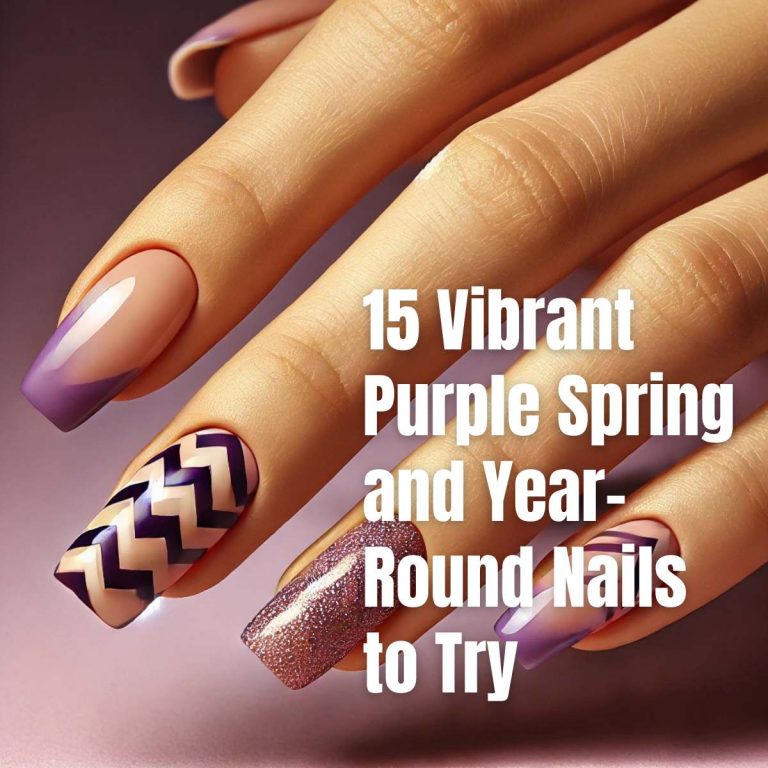 15 Vibrant Purple Spring and Year-Round Nails to Try