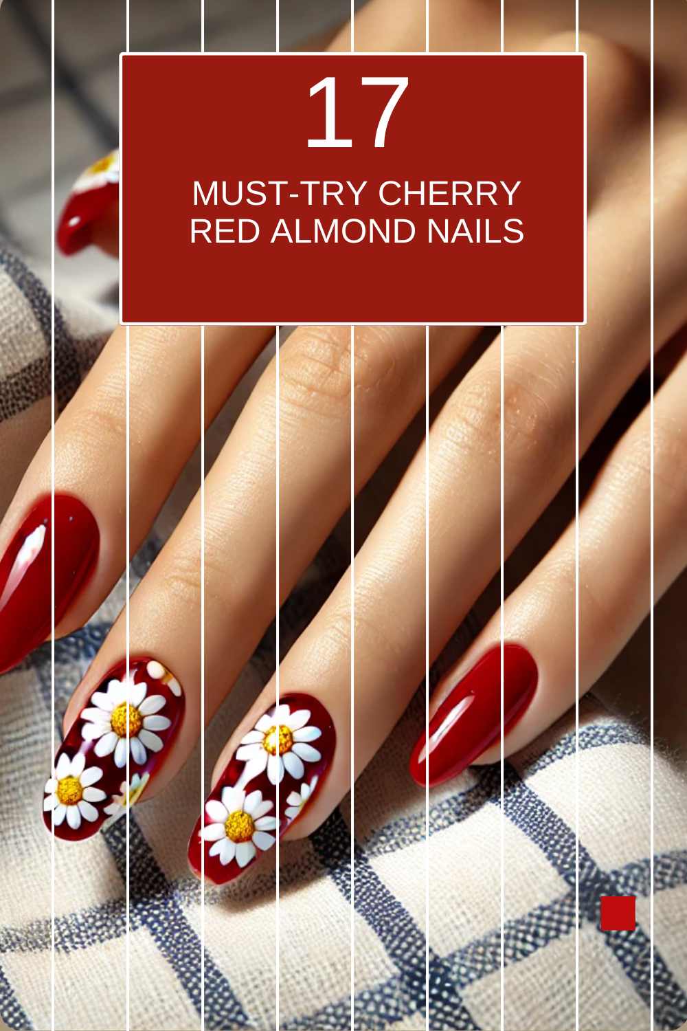 17 Bold Cherry Red Almond Nail Trends to Try This Season